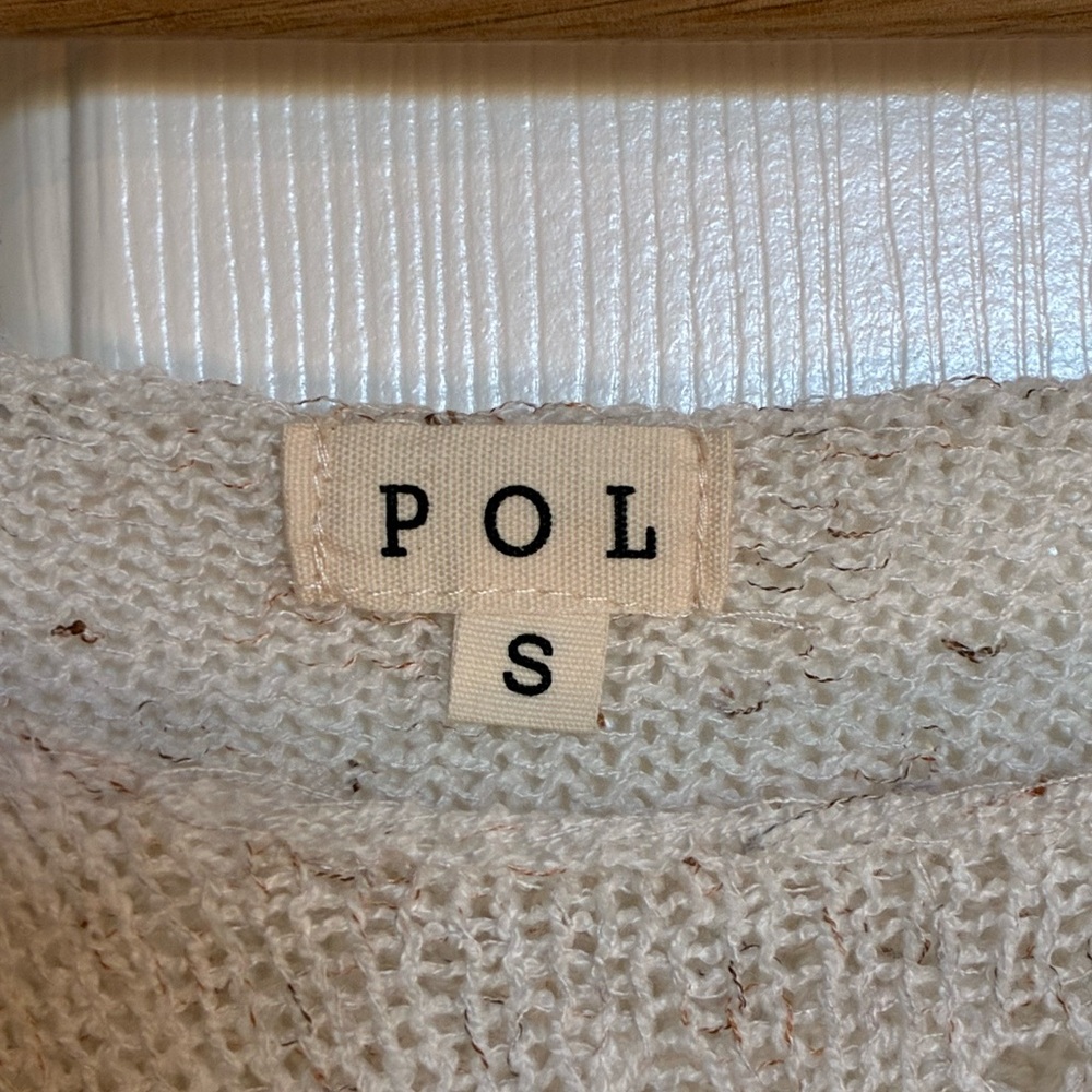 POL Cream Knit Scoop Neck Sweater - Picture 5 of 7
